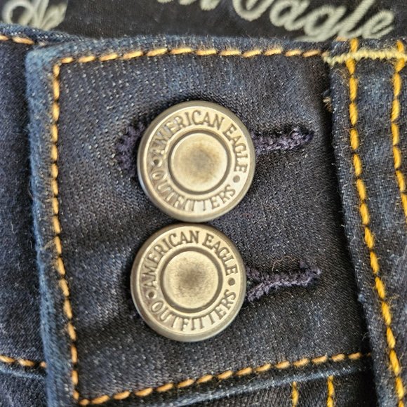 NWT American Eagle Artist Dark Wash Super Stretch Jeans - Picture 5 of 14